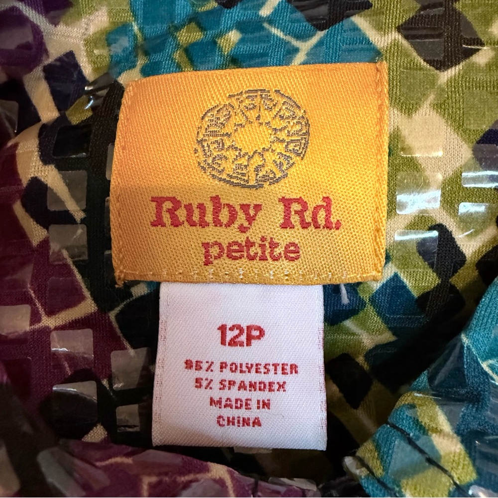 Ruby Rd. Multicolor Patterned Blazer NWT NWT - image 5